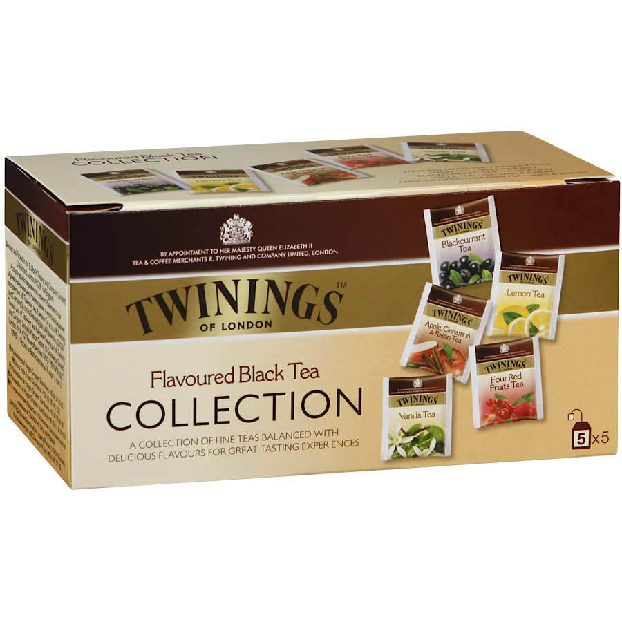 фото Набор twinings ассорти 5 вкусов чай черный байховый 20 пакетиков