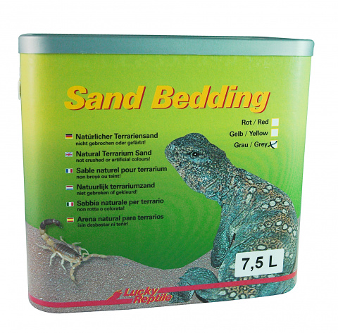 Натуральный песок для террариумов Lucky Reptile Sand Bedding, серый, 5 кг, 7,5 л, Sand Bedding
Натуральный песок для террариумов Lucky Reptile Sand Bedding, серый, 5 кг, 7,5 л, Sand Bedding