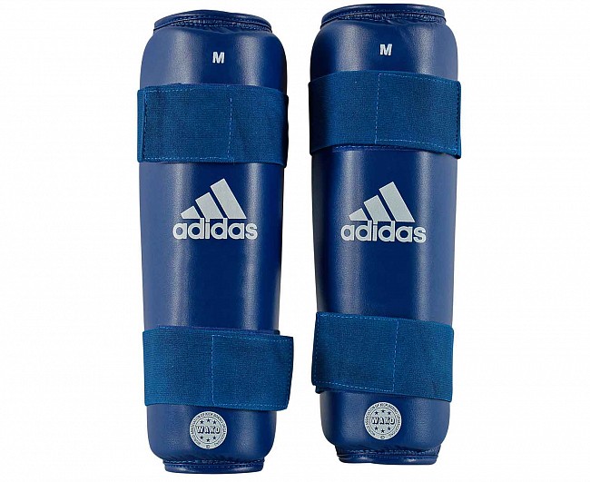 фото Защита голени adidas wako kickboxing shin guards синяя s