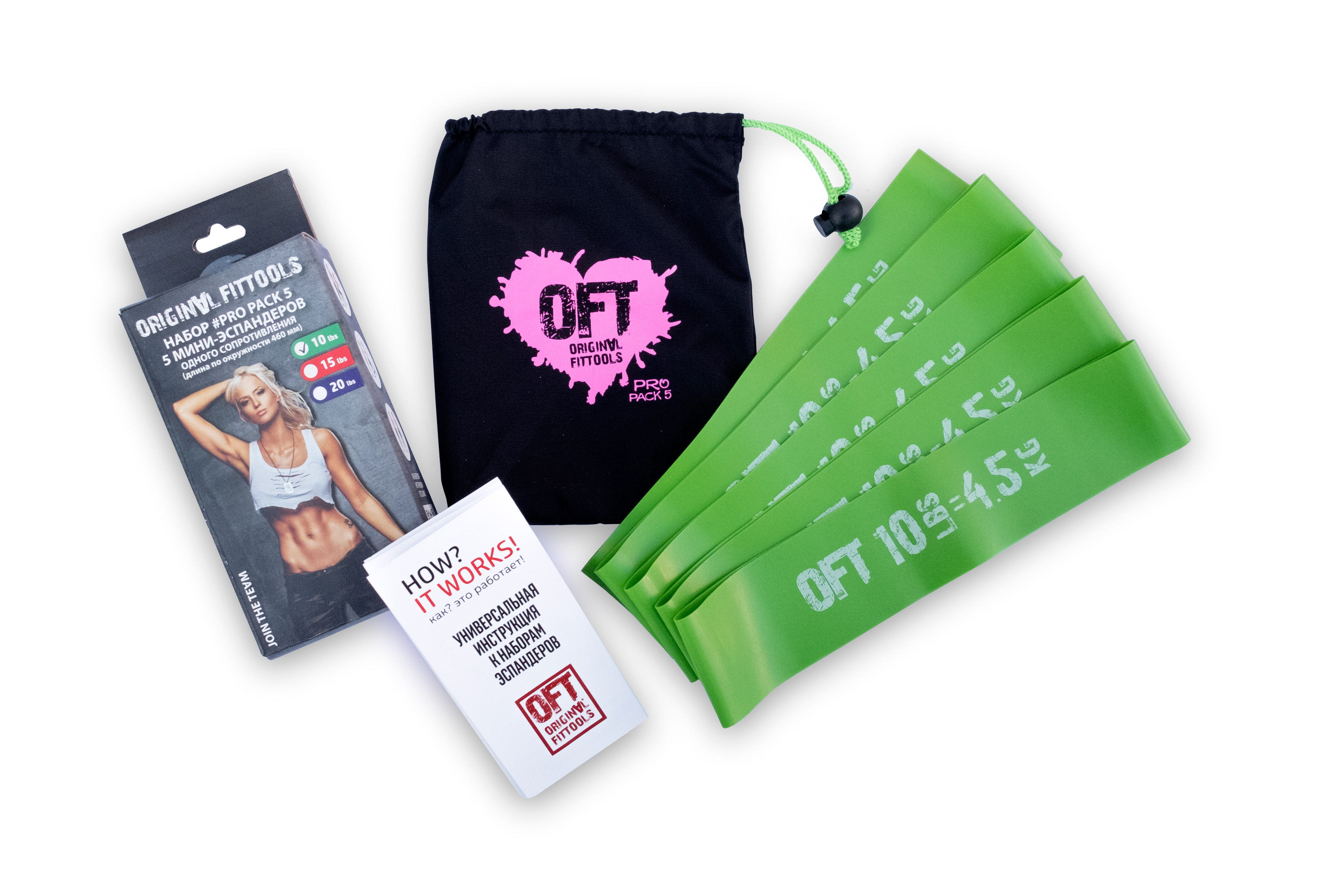 Эспандеры Original FitTools Набор из 5 мини-эспандеров (10 lbs - 4,5 кг) (Комплект), Набор мини-эспандеров
Эспандеры Original FitTools Набор из 5 мини-эспандеров (10 lbs - 4,5 кг) (Комплект), Набор мини-эспандеров