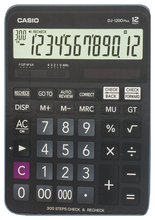 Калькулятор Casio MJ-120DPLUS-W-E, 12 разрядов, двойное питание, 126х148 мм европодвес
Калькулятор Casio MJ-120DPLUS-W-E, 12 разрядов, двойное питание, 126х148 мм европодвес