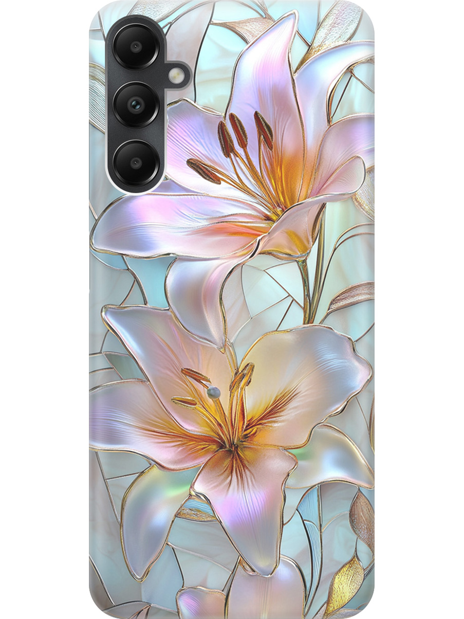 Силиконовый чехол на Samsung Galaxy A05s с принтом "Витраж с лилиями", Прозрачный;белый;голубой;розовый, 776583723
Силиконовый чехол на Samsung Galaxy A05s с принтом "Витраж с лилиями", Прозрачный;белый;голубой;розовый, 776583723