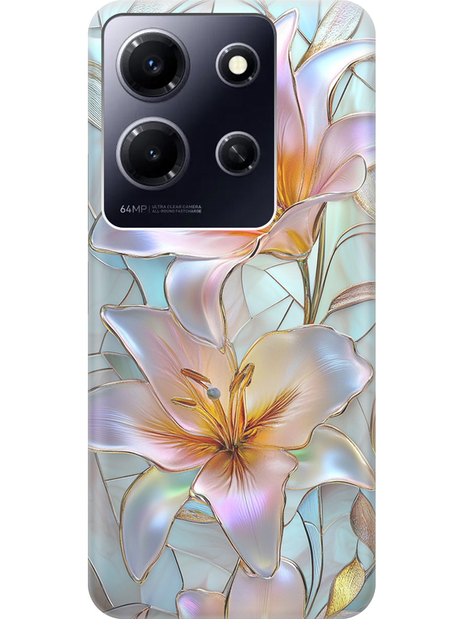 Силиконовый чехол на Infinix Note 30i с принтом "Витраж с лилиями", Прозрачный;белый;голубой;розовый, 772564223
Силиконовый чехол на Infinix Note 30i с принтом "Витраж с лилиями", Прозрачный;белый;голубой;розовый, 772564223