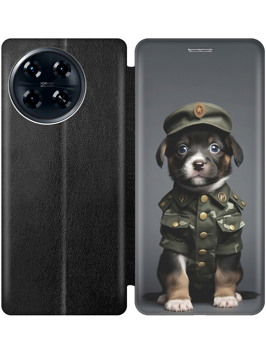 Чехол-книжка на Tecno Spark 20 Pro+ с принтом "Щенок-военный" черный, Черный;зеленый, 783985011
Чехол-книжка на Tecno Spark 20 Pro+ с принтом "Щенок-военный" черный, Черный;зеленый, 783985011