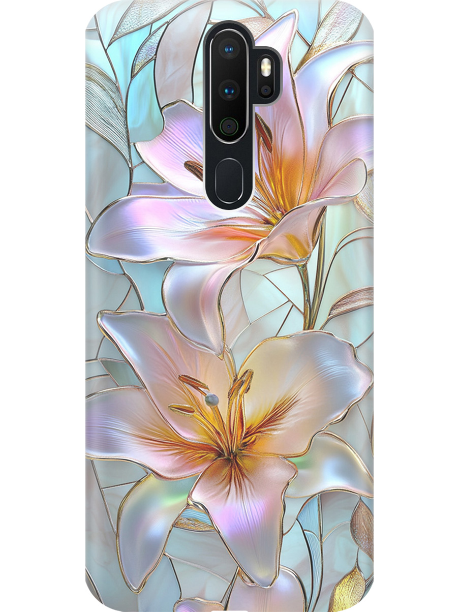 Силиконовый чехол на Oppo A5 (2020) / A9 (2020) с принтом "Витраж с лилиями", Прозрачный;белый;голубой;розовый, 726151323
Силиконовый чехол на Oppo A5 (2020) / A9 (2020) с принтом "Витраж с лилиями", Прозрачный;белый;голубой;розовый, 726151323