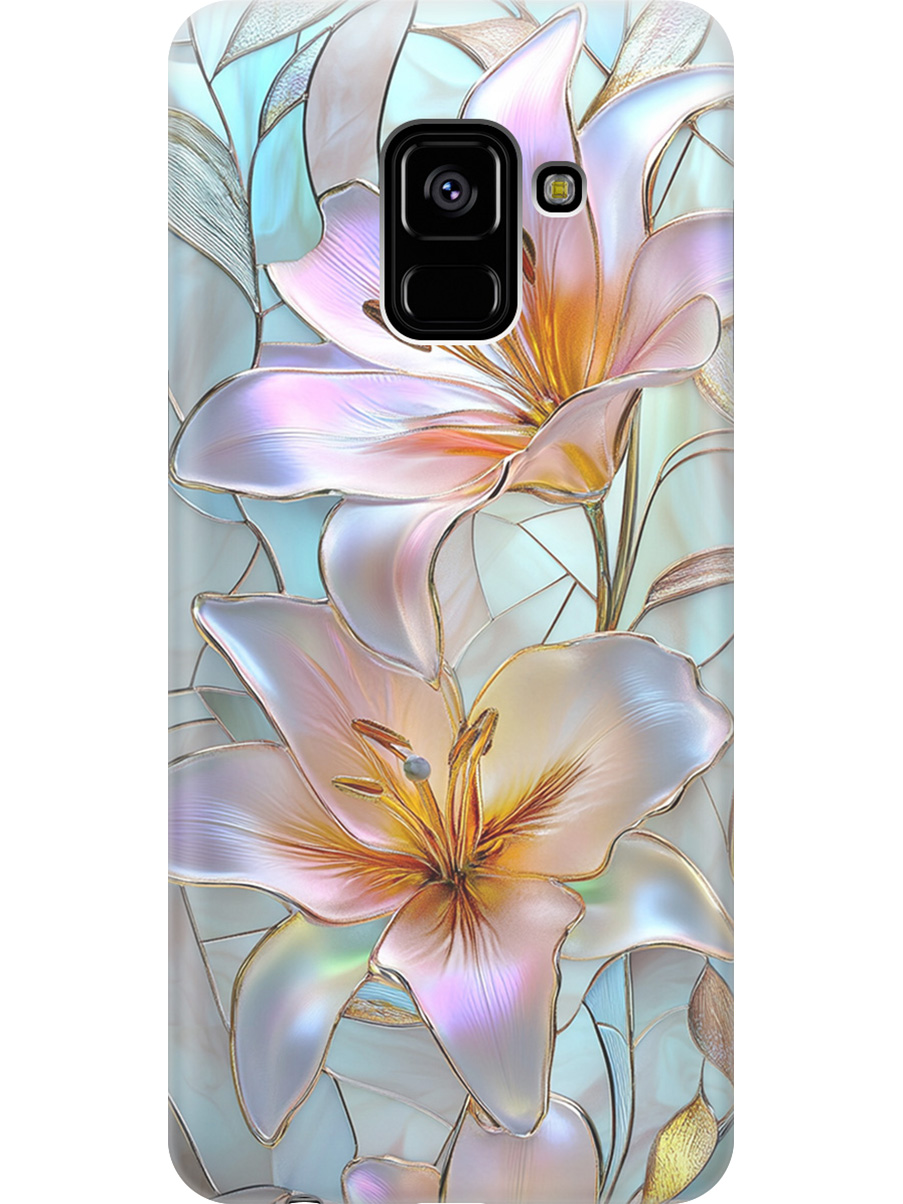 Силиконовый чехол на Samsung Galaxy A8 (2018) с принтом "Витраж с лилиями", Прозрачный;белый;голубой;розовый, 716847523
Силиконовый чехол на Samsung Galaxy A8 (2018) с принтом "Витраж с лилиями", Прозрачный;белый;голубой;розовый, 716847523