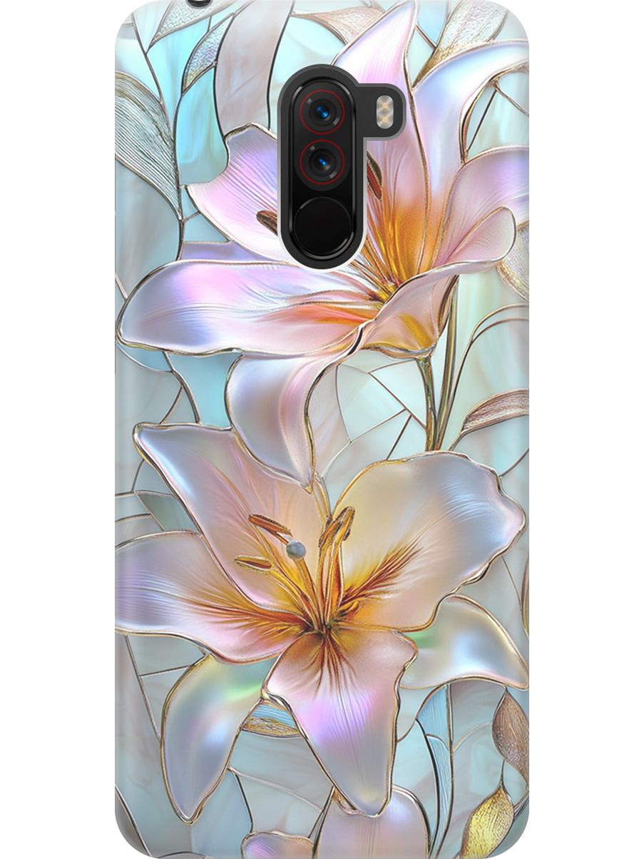 Силиконовый чехол на Pocophone F1 с принтом "Витраж с лилиями", Прозрачный;белый;голубой;розовый, 719373323
Силиконовый чехол на Pocophone F1 с принтом "Витраж с лилиями", Прозрачный;белый;голубой;розовый, 719373323