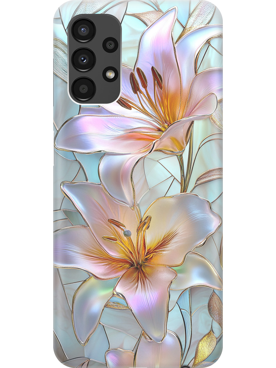 Силиконовый чехол на Samsung Galaxy A13 4G с принтом "Витраж с лилиями", Прозрачный;белый;голубой;розовый, 740132723
Силиконовый чехол на Samsung Galaxy A13 4G с принтом "Витраж с лилиями", Прозрачный;белый;голубой;розовый, 740132723
