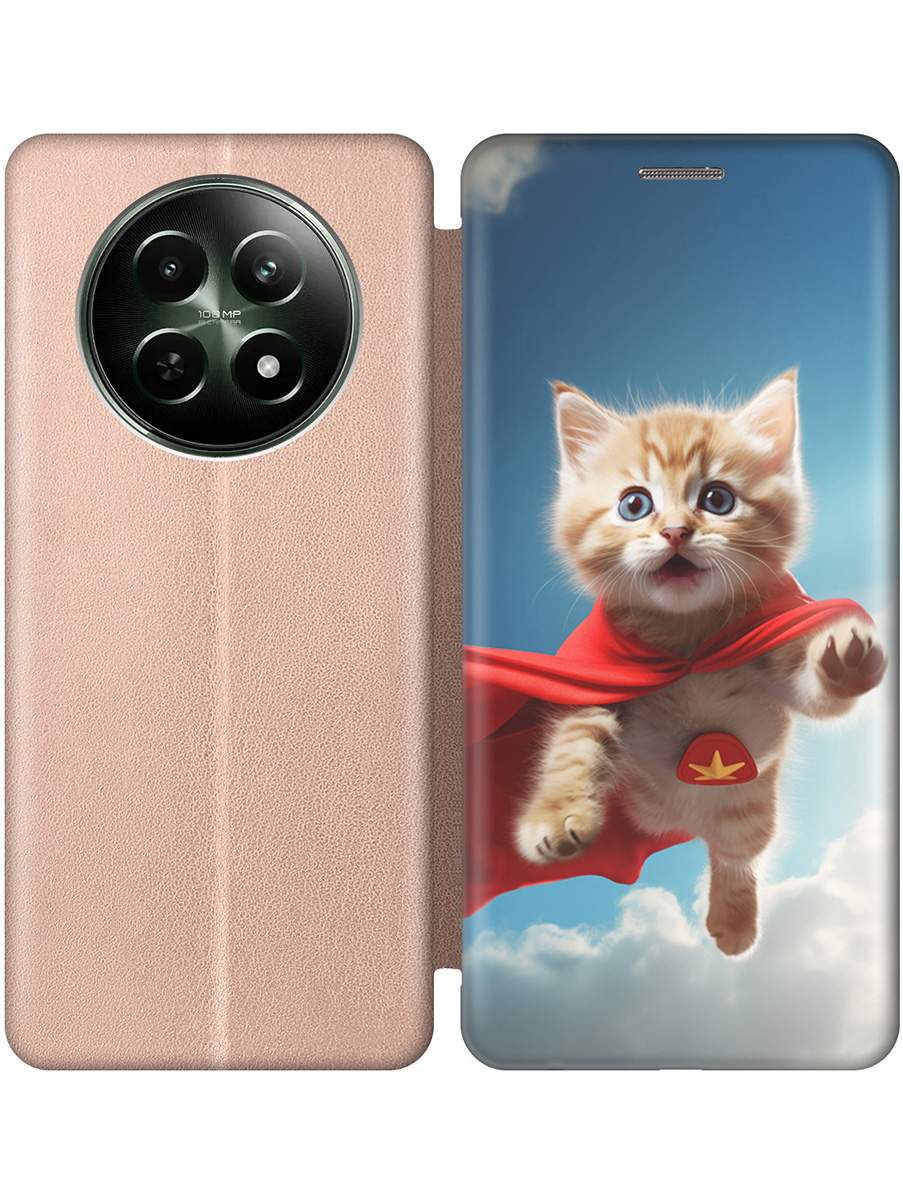 Чехол-книжка на Realme 12 5g с принтом "Летящий котенок" золотой, Золотистый;белый;голубой;бежевый, 783982611
Чехол-книжка на Realme 12 5g с принтом "Летящий котенок" золотой, Золотистый;белый;голубой;бежевый, 783982611