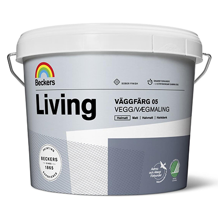 Краска глубоко матовая для стен и потолков Beckers Living Vaggfarg 5, Living Vaggfarg 5
Краска глубоко матовая для стен и потолков Beckers Living Vaggfarg 5, Living Vaggfarg 5