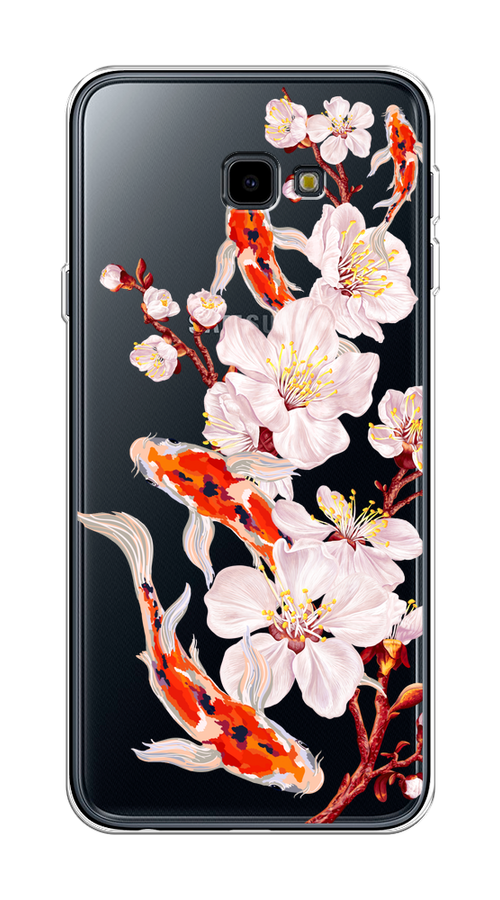 Чехол на Samsung Galaxy J4 Plus 2018 "Карпы и сакура", Оранжевый;розовый;бежевый;прозрачный, 26850-1
Чехол на Samsung Galaxy J4 Plus 2018 "Карпы и сакура", Оранжевый;розовый;бежевый;прозрачный, 26850-1