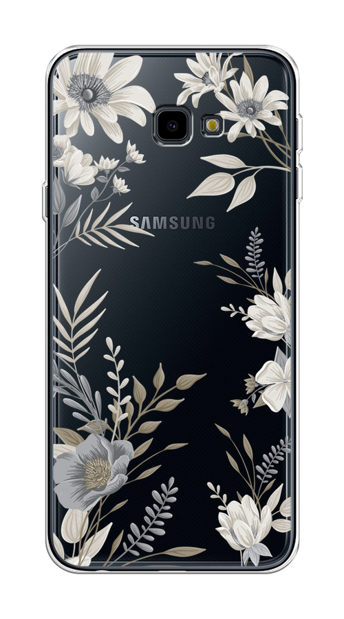 Чехол на Samsung Galaxy J4 Plus 2018 "Цветы сепия", Серый;прозрачный;зеленый;белый, 26850-1
Чехол на Samsung Galaxy J4 Plus 2018 "Цветы сепия", Серый;прозрачный;зеленый;белый, 26850-1