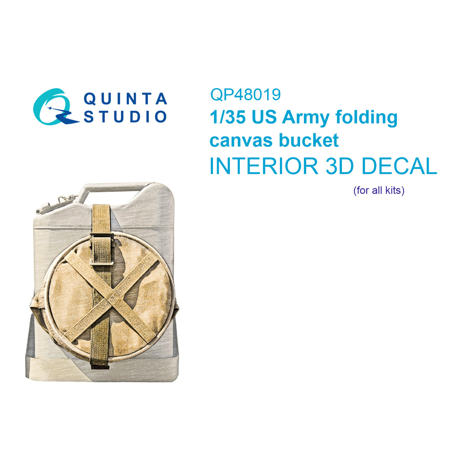 Складное брезентовое ведро Quinta Studio 1/48 армии США для любых моделей QP48019, Однотонный
Складное брезентовое ведро Quinta Studio 1/48 армии США для любых моделей QP48019, Однотонный