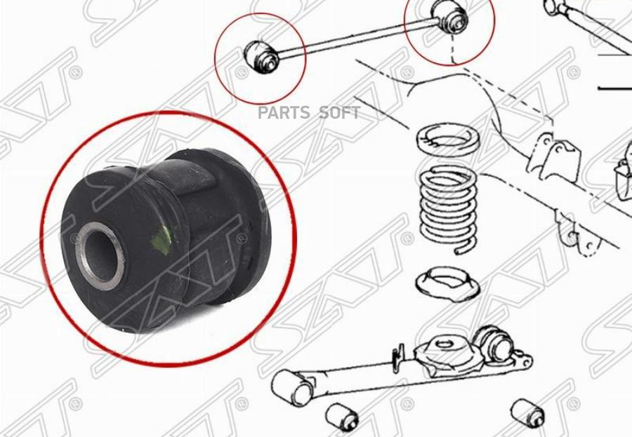 SAT ST-48702-28130 Сайлентблок задней продольной верхней тяги резиновый TOYOTA LITE/TOWNAC
SAT ST-48702-28130 Сайлентблок задней продольной верхней тяги резиновый TOYOTA LITE/TOWNAC