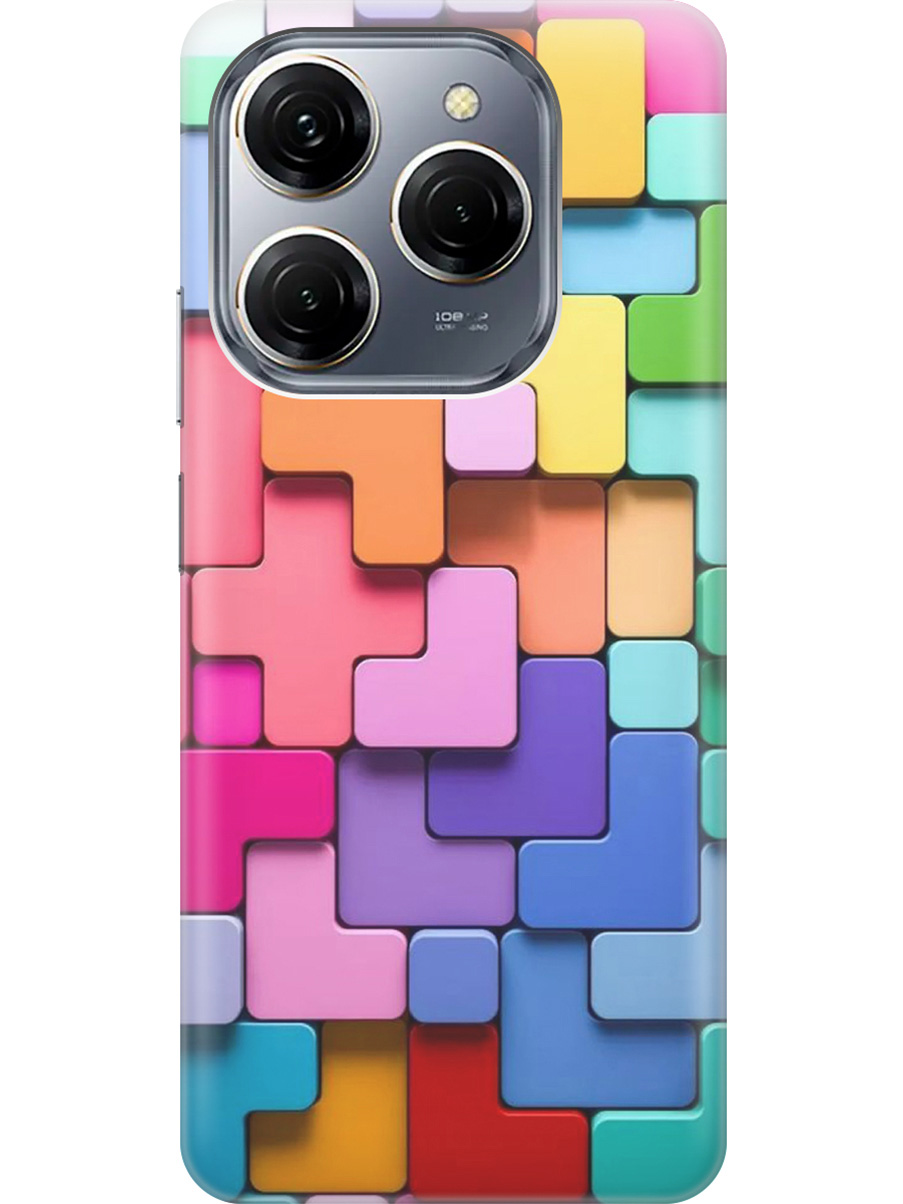Силиконовый чехол на Tecno Spark 20 Pro с рисунком "Паттерн из блоков", Голубой;розовый, 20011919
Силиконовый чехол на Tecno Spark 20 Pro с рисунком "Паттерн из блоков", Голубой;розовый, 20011919