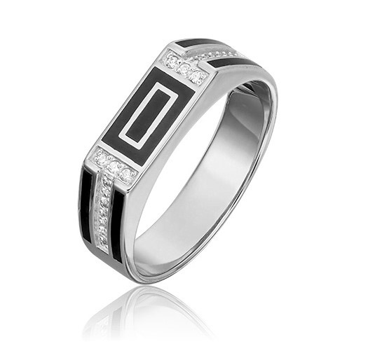Кольцо из белого золота с фианитом/эмалью р. 19,5 PLATINA jewelry 01-4134-00-401-1120-25, 01-4134-00-401-1120-25
Кольцо из белого золота с фианитом/эмалью р. 19,5 PLATINA jewelry 01-4134-00-401-1120-25, 01-4134-00-401-1120-25
