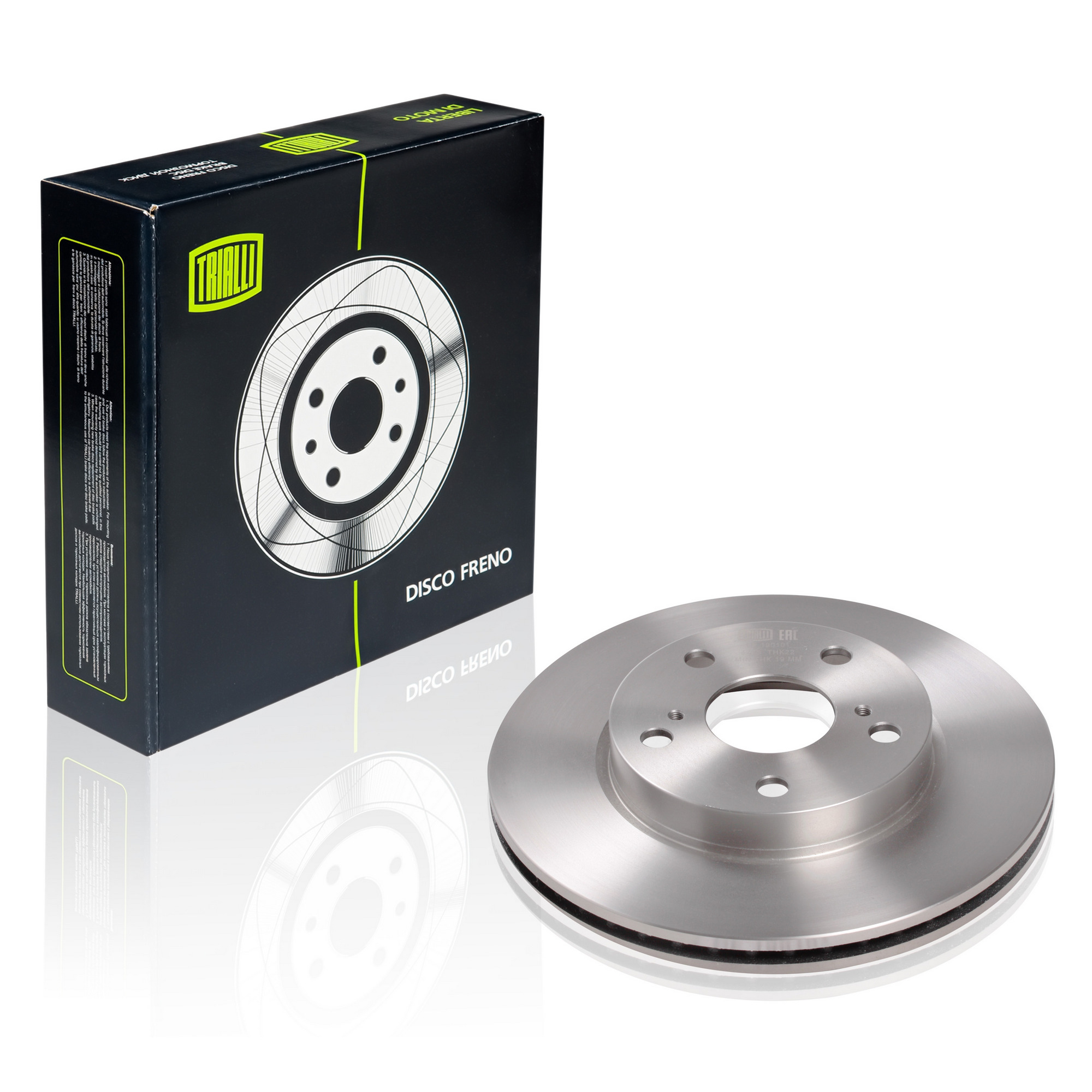 фото Диск тормозной передний toyota corolla/auris d=275 trialli df 190101