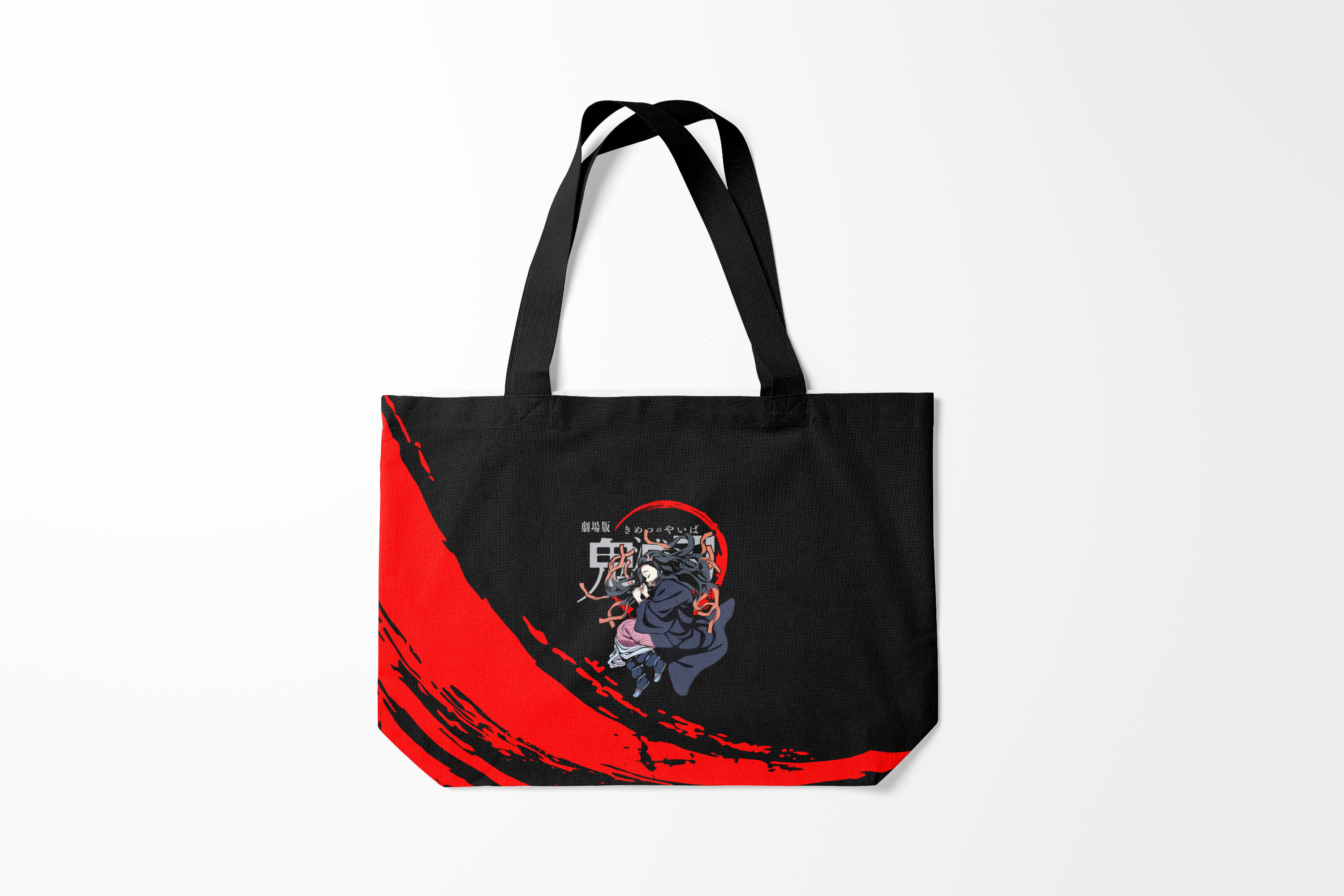 Сумка шoппер унисекс Burnettie Клинок рассекающий демонов, черный, Клинок рассекающий демонов 
Сумка шoппер унисекс Burnettie Клинок рассекающий демонов, черный, Клинок рассекающий демонов