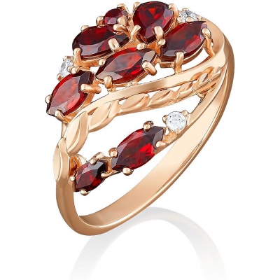 Кольцо из золота с фианитом/гранатом р. 19,5 PLATINA jewelry 01-5044-00-210-1110-46, 01-5044-00-210-1110-46
Кольцо из золота с фианитом/гранатом р. 19,5 PLATINA jewelry 01-5044-00-210-1110-46, 01-5044-00-210-1110-46