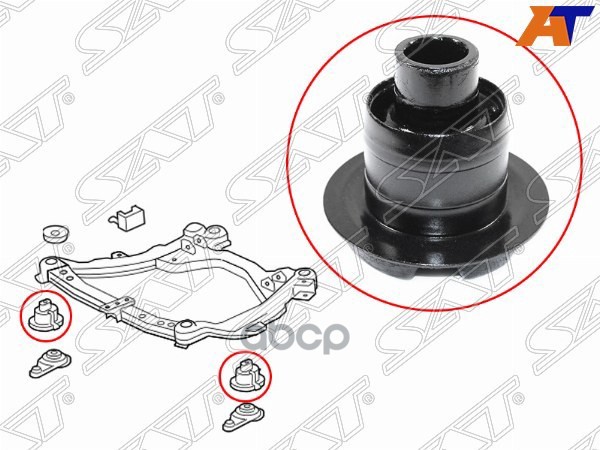 SAT ST-52211-33090 Сайлентблок подрамника передний TOYOTA CAMRY 06-15/LEXUS ES240/350 06-
SAT ST-52211-33090 Сайлентблок подрамника передний TOYOTA CAMRY 06-15/LEXUS ES240/350 06-