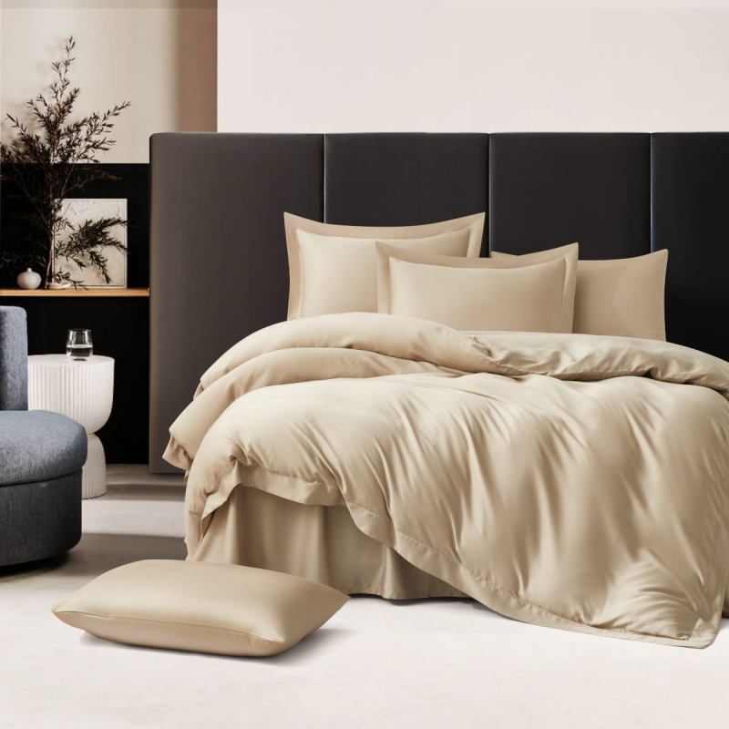 Комплект постельного белья Arya Home Arty 2-спальный с европростыней, бамбук, бежевый, Arty
Комплект постельного белья Arya Home Arty 2-спальный с европростыней, бамбук, бежевый, Arty