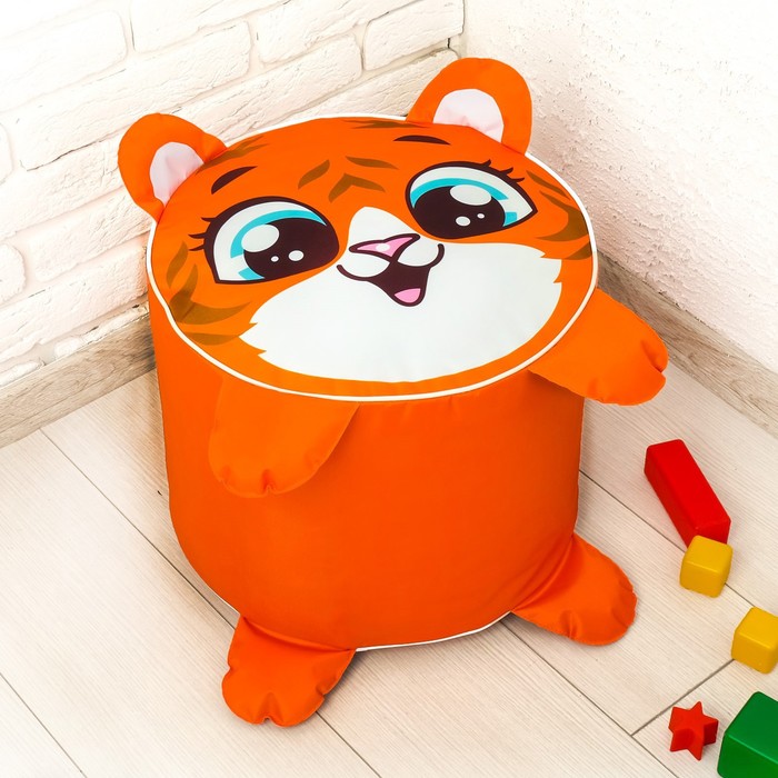 Игрушка-пуфик «Тигр», мягкая, 40 × 40 см, цвет оранжевый, Мебель для самых маленьких. ZABIAKA
Игрушка-пуфик «Тигр», мягкая, 40 × 40 см, цвет оранжевый, Мебель для самых маленьких. ZABIAKA
