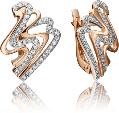 Серьги из красного золота с фианитом PLATINA jewelry 02-1195-00-401-1110-32, 02-1195-00-401-1110-32
Серьги из красного золота с фианитом PLATINA jewelry 02-1195-00-401-1110-32, 02-1195-00-401-1110-32
