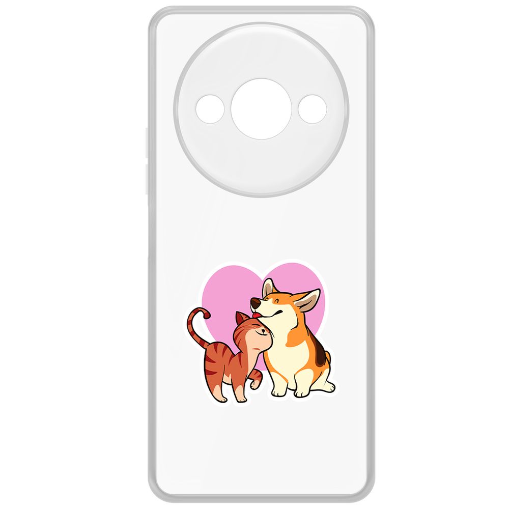 Чехол-накладка Krutoff Clear Case Любовь противоположностей для Xiaomi Poco C61, Прозрачный
Чехол-накладка Krutoff Clear Case Любовь противоположностей для Xiaomi Poco C61, Прозрачный