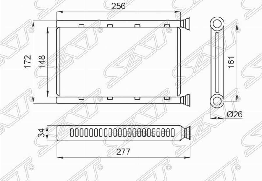 Радиатор Отопителя Салона Bmw 1-Series E87 04-/3-Series E90 05-11/X1 E84 09- Sat арт. ST-B
Радиатор Отопителя Салона Bmw 1-Series E87 04-/3-Series E90 05-11/X1 E84 09- Sat арт. ST-B
