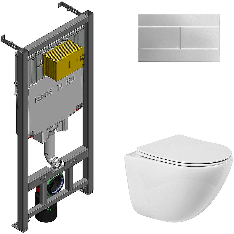 Комплект унитаза BelBagno Amanda BB051CHR+BB051SC с сиденьем Микролифт и инсталляцией Jaco
Комплект унитаза BelBagno Amanda BB051CHR+BB051SC с сиденьем Микролифт и инсталляцией Jaco