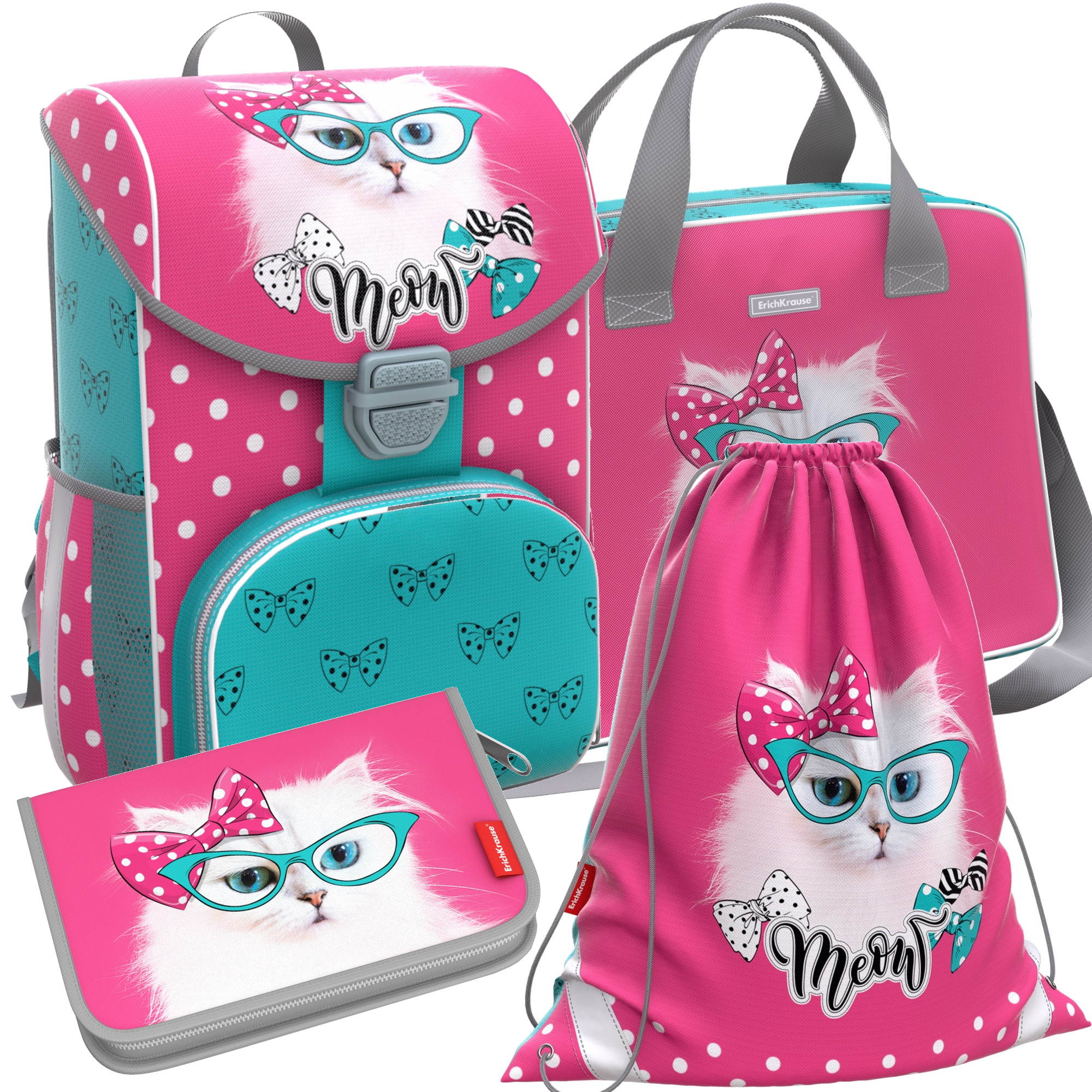 Ранец ErichKrause ErgoLine 15 L Cool Cat с наполнением Спорт розовый 44625_NSP, ErgoLine® 15 L
Ранец ErichKrause ErgoLine 15 L Cool Cat с наполнением Спорт розовый 44625_NSP, ErgoLine® 15 L