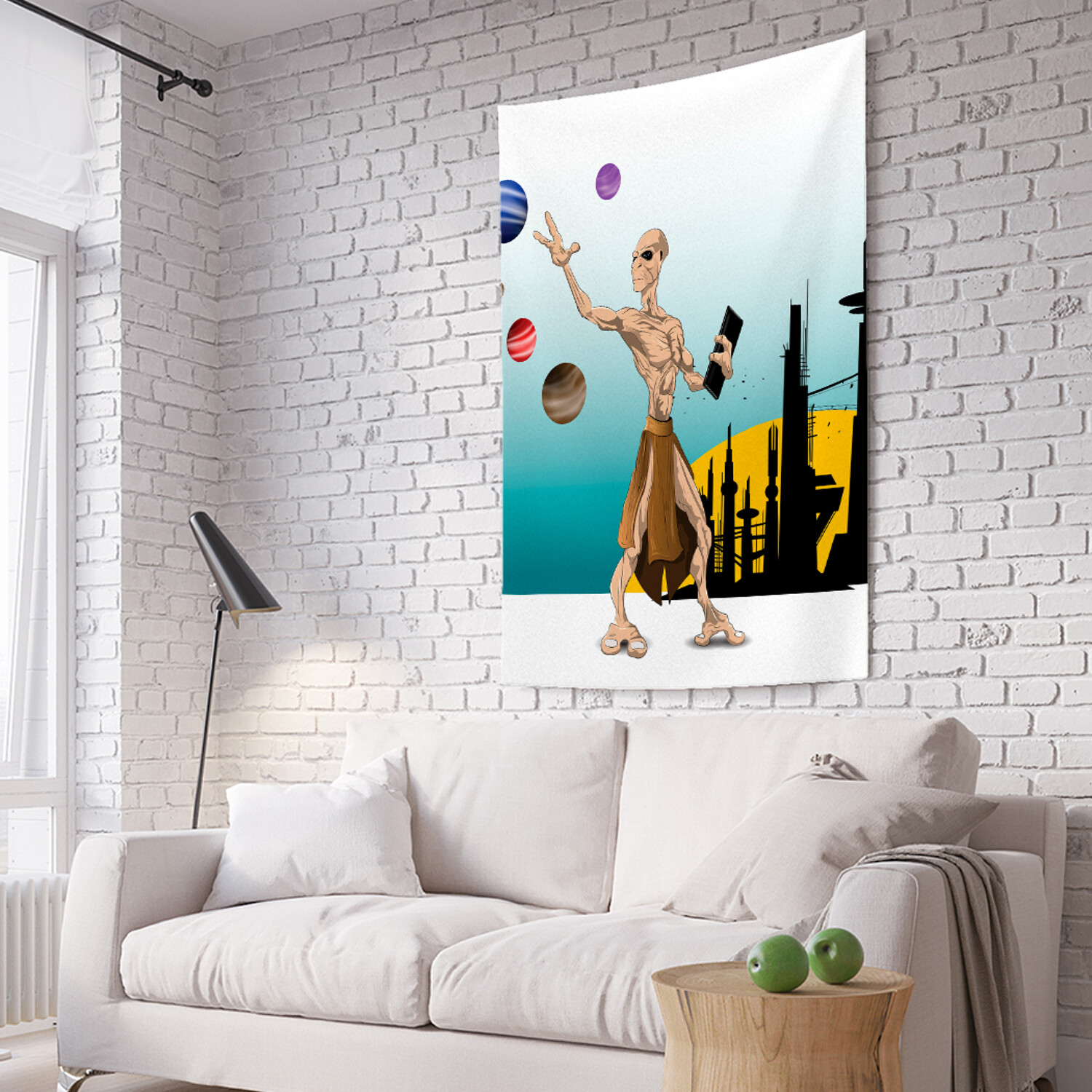 Вертикальное фотопанно на стену JoyArty Космический пришелец 150x200 см, Космический пришелец
Вертикальное фотопанно на стену JoyArty Космический пришелец 150x200 см, Космический пришелец