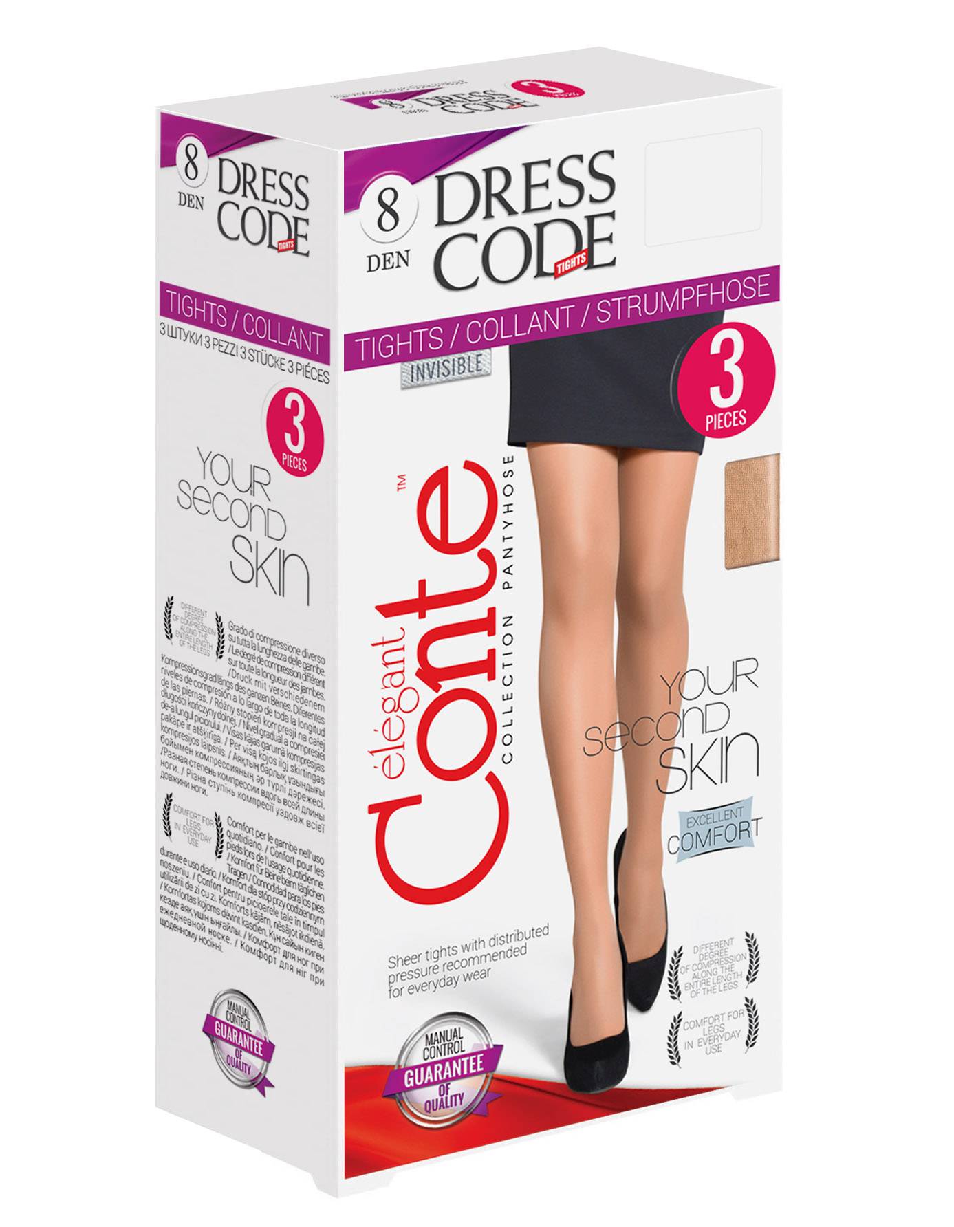 Колготки женские Conte DRESS CODE 8 3 штуки бронзовые 2, Бронзовый, DRESS CODE 8 (3 штуки)
Колготки женские Conte DRESS CODE 8 3 штуки бронзовые 2, Бронзовый, DRESS CODE 8 (3 штуки)