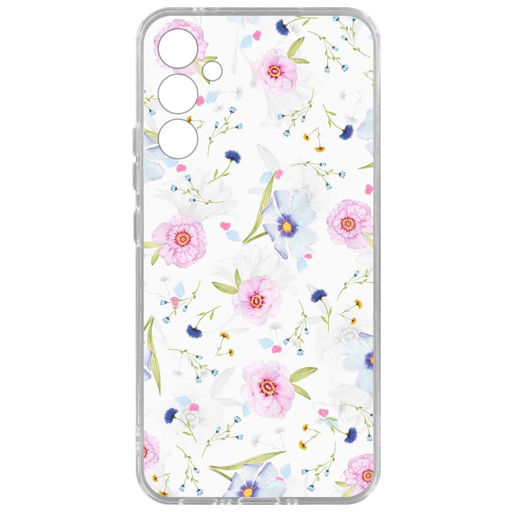 Чехол-накладка Krutoff Clear Case Цветочный паттерн 3 для Samsung Galaxy A34 5G, Прозрачный
Чехол-накладка Krutoff Clear Case Цветочный паттерн 3 для Samsung Galaxy A34 5G, Прозрачный