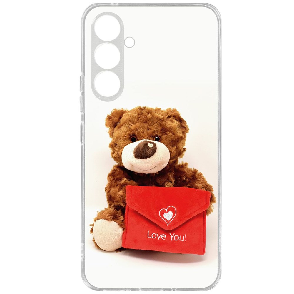 Чехол-накладка Krutoff Clear Case Медвежонок тебя любит для Samsung Galaxy A54 5G, Прозрачный
Чехол-накладка Krutoff Clear Case Медвежонок тебя любит для Samsung Galaxy A54 5G, Прозрачный