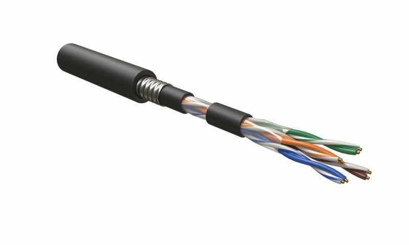 Кабель витая пара U/UTP кат.5E 4 пары 24 AWG ОЖ solid бронир. стальн. лентой внешн., Черный
Кабель витая пара U/UTP кат.5E 4 пары 24 AWG ОЖ solid бронир. стальн. лентой внешн., Черный