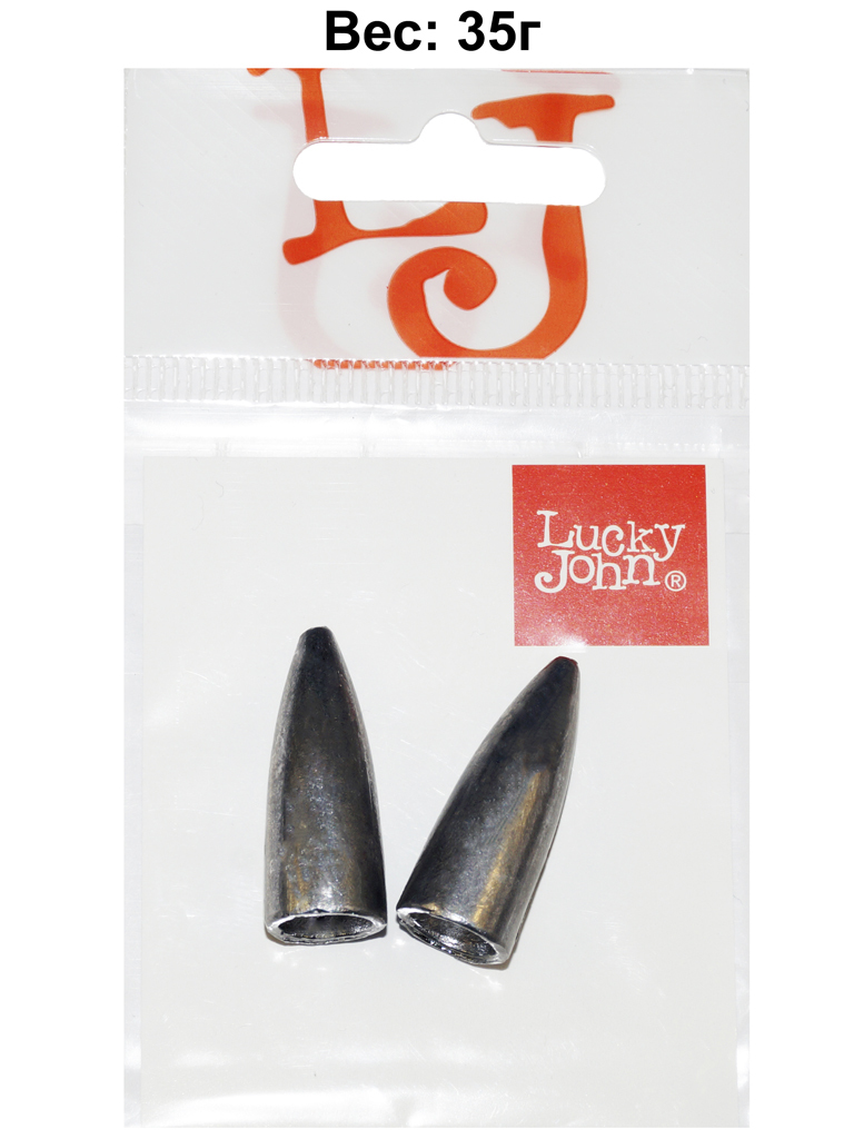 Груз Lucky John BULLET для техасской и каролинской оснастки 35г, уп. 2шт, Серебристый, Bullet
Груз Lucky John BULLET для техасской и каролинской оснастки 35г, уп. 2шт, Серебристый, Bullet