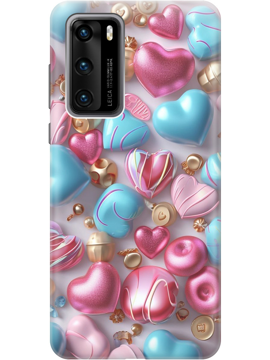Силиконовый чехол на Huawei P40 с принтом "Конфеты и сердечки", Прозрачный;голубой;розовый, 722839391
Силиконовый чехол на Huawei P40 с принтом "Конфеты и сердечки", Прозрачный;голубой;розовый, 722839391