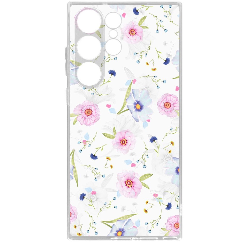 Чехол-накладка Krutoff Clear Case Цветочный паттерн 3 для Samsung Galaxy S23 Ultra, Прозрачный
Чехол-накладка Krutoff Clear Case Цветочный паттерн 3 для Samsung Galaxy S23 Ultra, Прозрачный