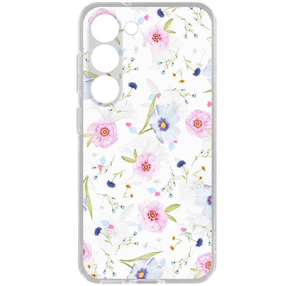Чехол-накладка Krutoff Clear Case Цветочный паттерн 3 для Samsung Galaxy S23, Прозрачный
Чехол-накладка Krutoff Clear Case Цветочный паттерн 3 для Samsung Galaxy S23, Прозрачный