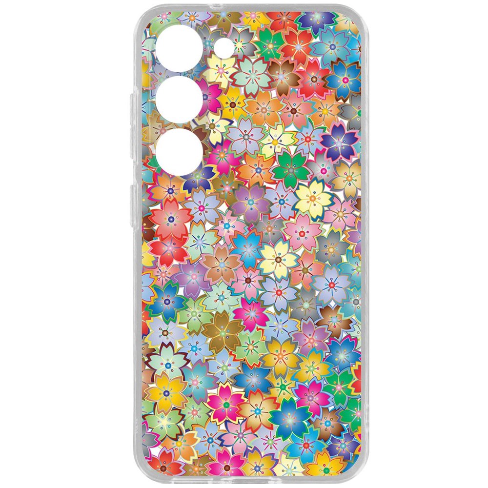 Чехол-накладка Krutoff Clear Case Цветочный паттерн 4 для Samsung Galaxy S23, Прозрачный
Чехол-накладка Krutoff Clear Case Цветочный паттерн 4 для Samsung Galaxy S23, Прозрачный