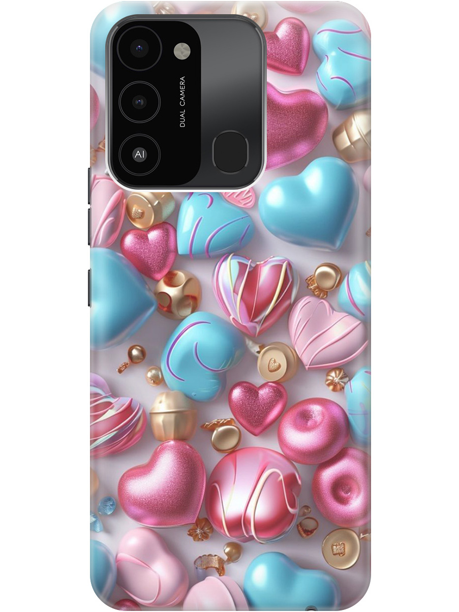 Силиконовый чехол на Tecno Spark 8C/Go 2022 с принтом "Конфеты и сердечки", Прозрачный;голубой;розовый, 778678091
Силиконовый чехол на Tecno Spark 8C/Go 2022 с принтом "Конфеты и сердечки", Прозрачный;голубой;розовый, 778678091