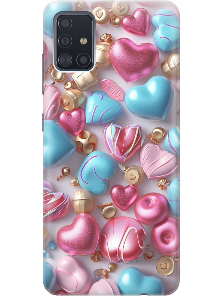 Силиконовый чехол на Samsung Galaxy A51 с принтом "Конфеты и сердечки", Прозрачный;голубой;розовый, 722409191
Силиконовый чехол на Samsung Galaxy A51 с принтом "Конфеты и сердечки", Прозрачный;голубой;розовый, 722409191