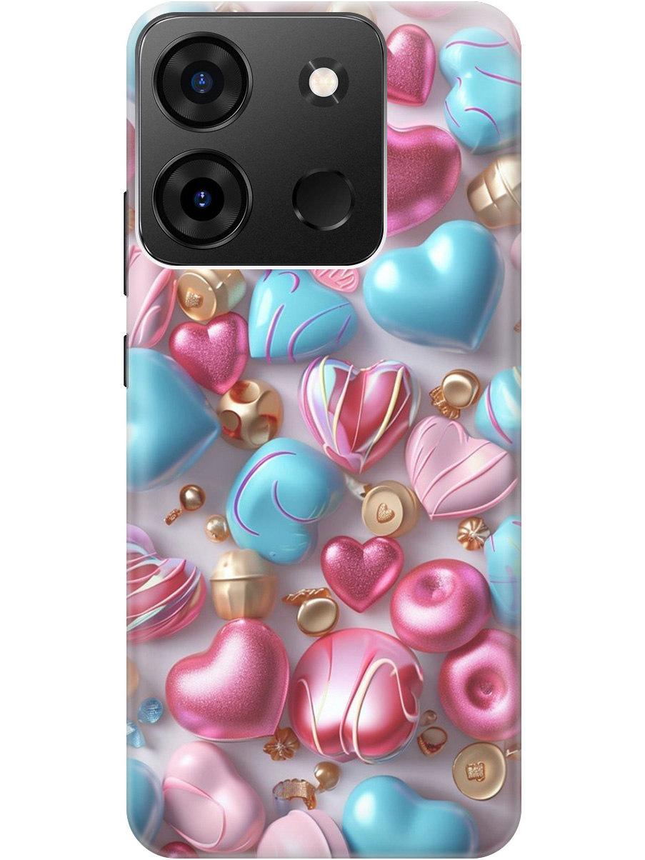 Силиконовый чехол на Infinix Smart 7 Plus с принтом "Конфеты и сердечки", Прозрачный;голубой;розовый, 773941991
Силиконовый чехол на Infinix Smart 7 Plus с принтом "Конфеты и сердечки", Прозрачный;голубой;розовый, 773941991