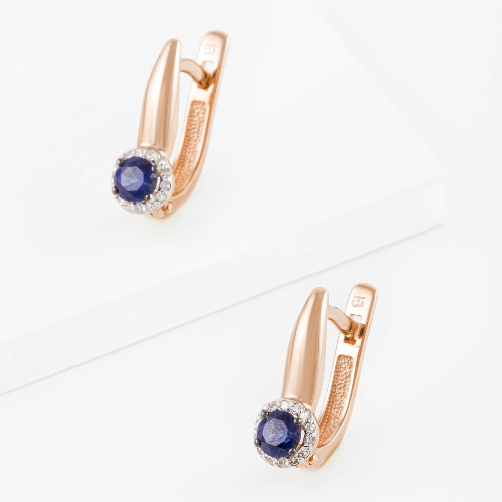 Серьги из красного золота с сапфиром/бриллиантом НАШЕ ЗОЛОТО ЫЗ5-4081-106-2К-СапГт, ЫЗ5-4081-106-2К-СапГт
Серьги из красного золота с сапфиром/бриллиантом НАШЕ ЗОЛОТО ЫЗ5-4081-106-2К-СапГт, ЫЗ5-4081-106-2К-СапГт