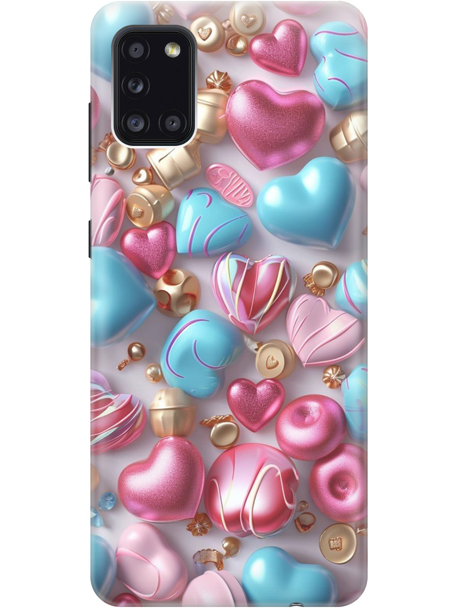 Силиконовый чехол на Samsung Galaxy A31 с принтом "Конфеты и сердечки", Прозрачный;голубой;розовый, 722871991
Силиконовый чехол на Samsung Galaxy A31 с принтом "Конфеты и сердечки", Прозрачный;голубой;розовый, 722871991