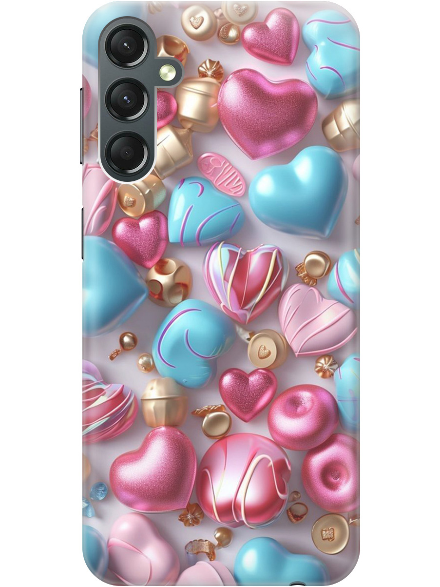 Силиконовый чехол на Samsung Galaxy A24 с принтом "Конфеты и сердечки", Прозрачный;голубой;розовый, 769395691
Силиконовый чехол на Samsung Galaxy A24 с принтом "Конфеты и сердечки", Прозрачный;голубой;розовый, 769395691