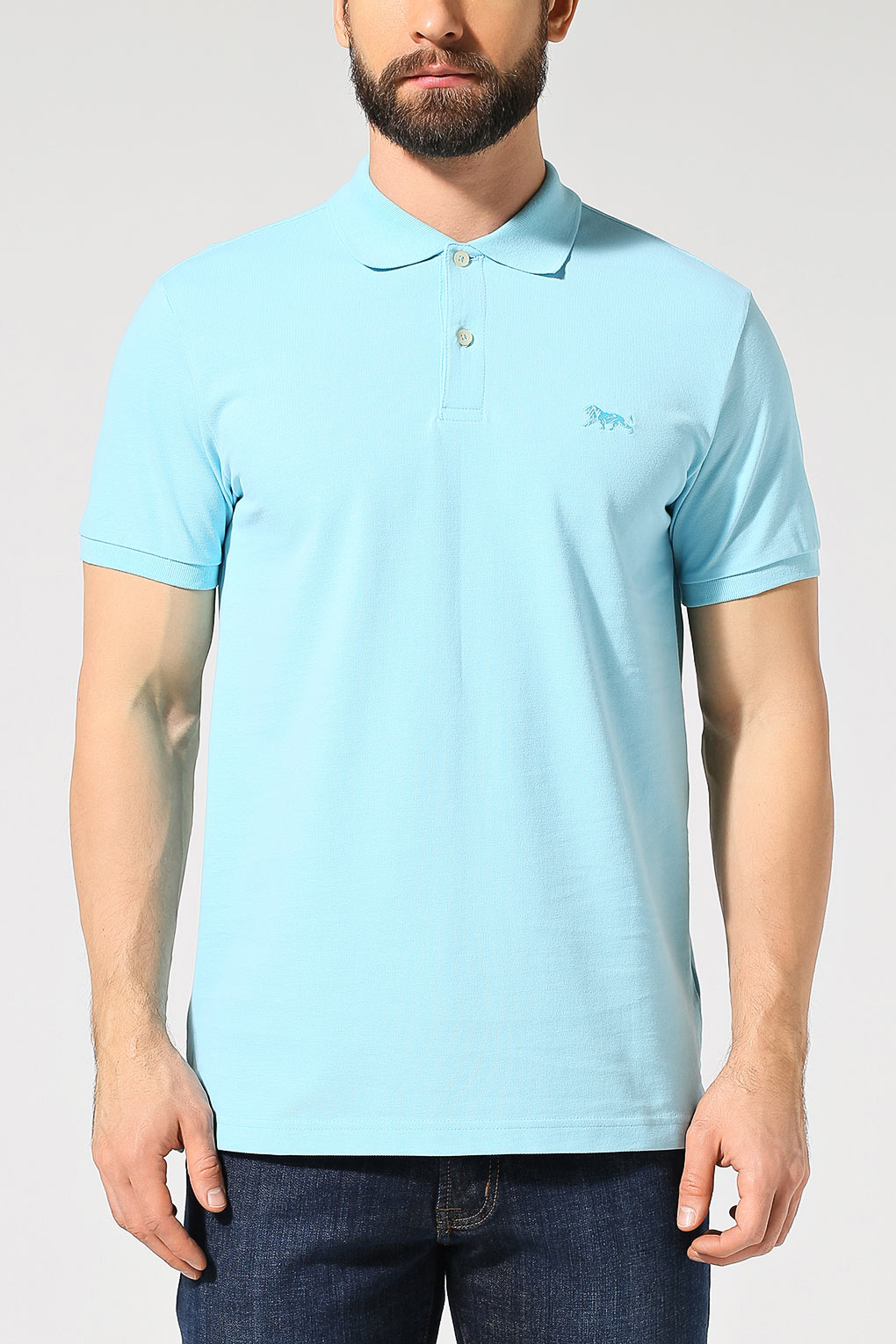 фото Футболка-поло мужская bodyguard 1904 clapham синяя m