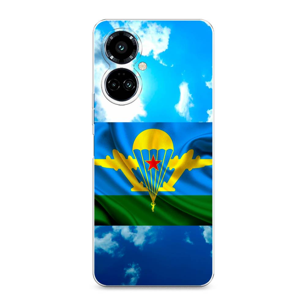 фото Силиконовый чехол "вдв флаг в небесах" на tecno camon 19 pro awog