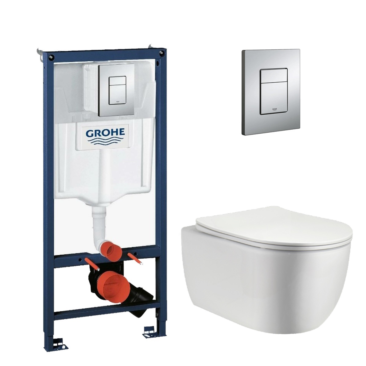 Комплект: инсталляция для унитаза Grohe Rapid SL с подвесным унитазом Monterno RM-4937, 38772001+RM-4937
Комплект: инсталляция для унитаза Grohe Rapid SL с подвесным унитазом Monterno RM-4937, 38772001+RM-4937
